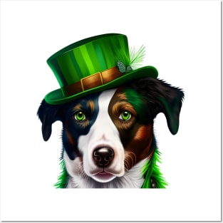 Lady Dog Ready For St. Patrick's Day Dog Lover Posters and Art